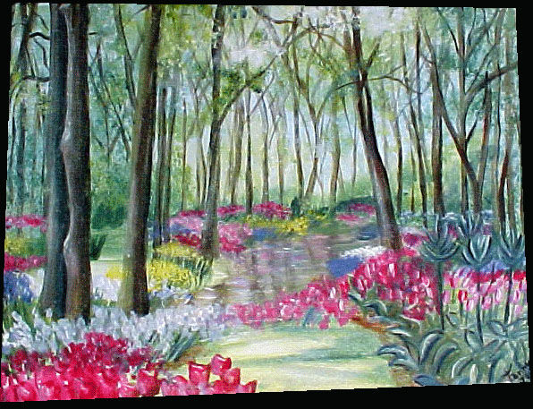 Jardín Acrylic Canvas