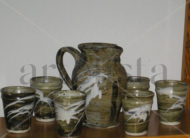 Conjunto de jarra y vasos 746