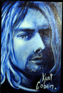 Kurt -Blue Acrylic Canvas