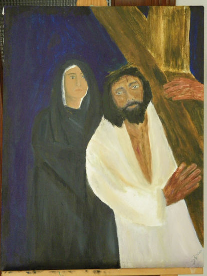 Dedicado a Cristo Óleo Lienzo Retrato