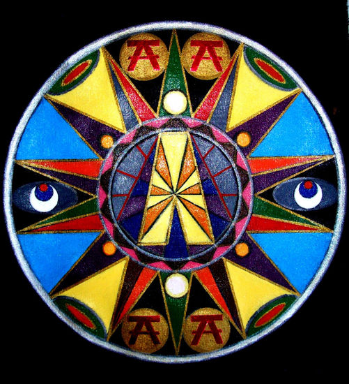 Mandala 14 puntas 