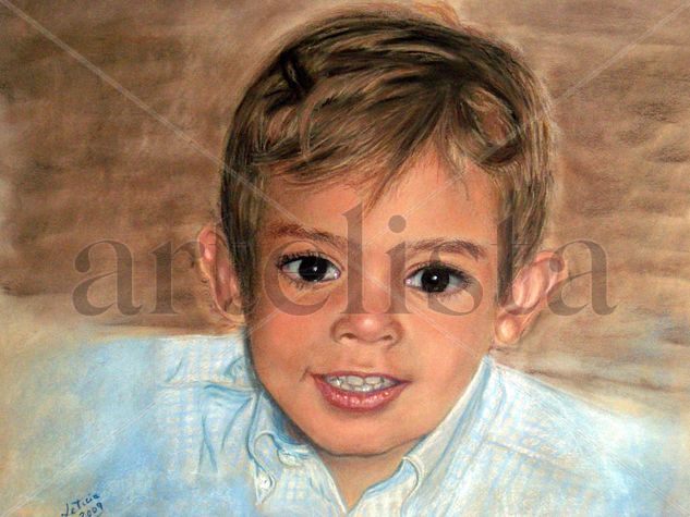 Alvarillo Pastel Papel Retrato