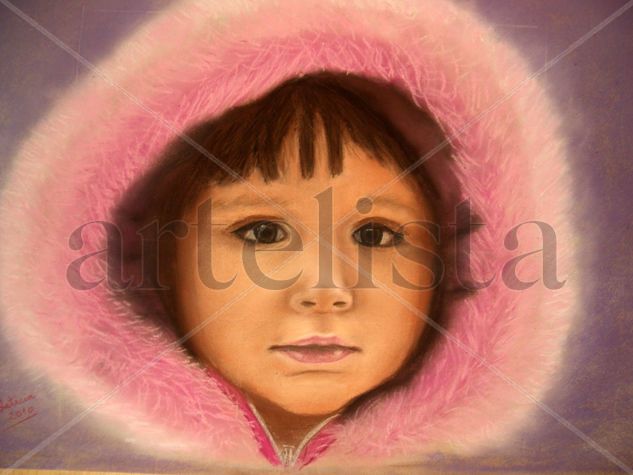 Lucía Pastel Paper Portrait