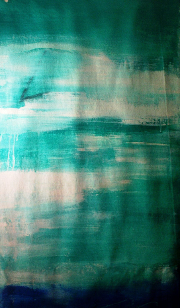 Paisaje sin figuras. Fragmento.Parte superior.