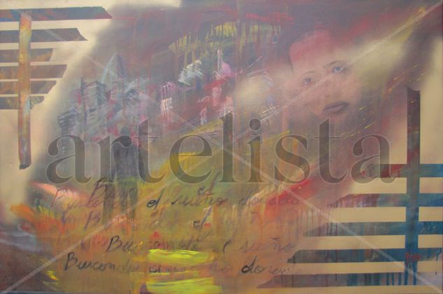 buscando el sueño dorado Mixed media Canvas Others