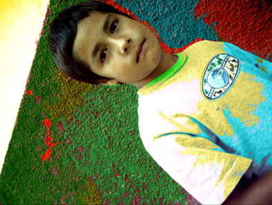 Oscar en su infancia