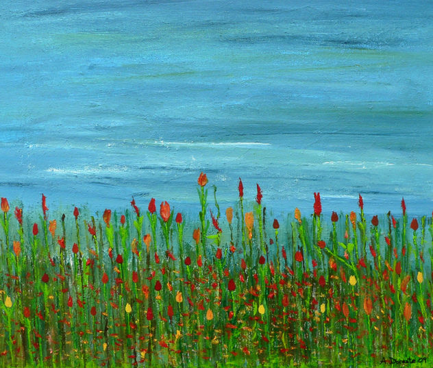 Campo de tulipanes