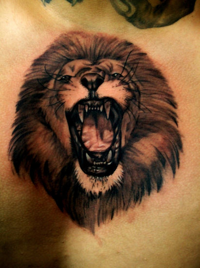 lion tattoo 