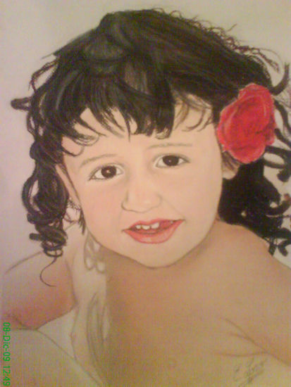 natalia Pastel Paper Portrait