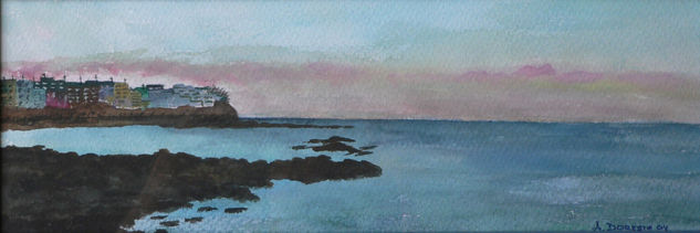 Costa de Arinaga Watercolour Paper Landscaping