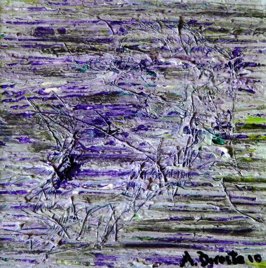 Textura violeta Mixed media Paper Others
