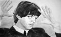 Rostro en grafito: Paul McCartney