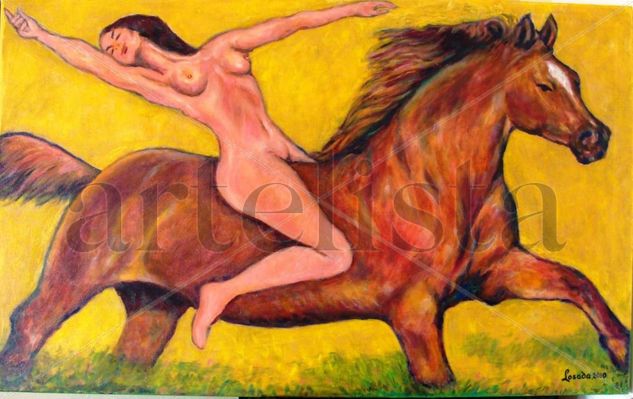 ALEGRIA,PLENITUD Y LIBERTAD Oil Canvas Nude Paintings