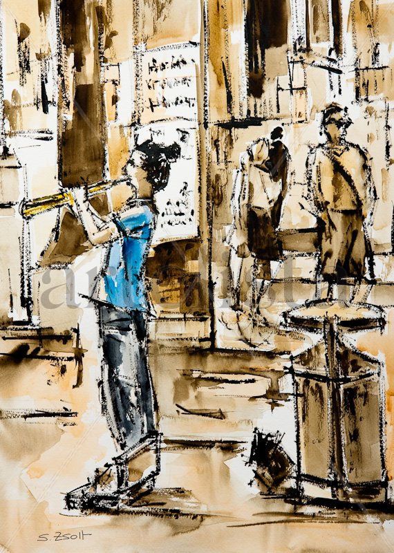 Músico callejero