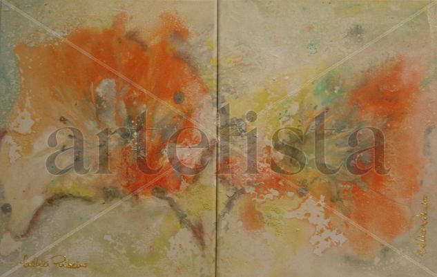 Flores - Manchas Oil Canvas Floral Painting