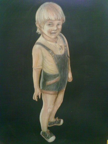 0002 Pastel Papel Retrato