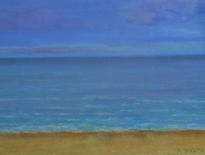 La playa serena