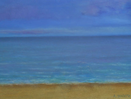La playa serena