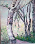 árboles en gris