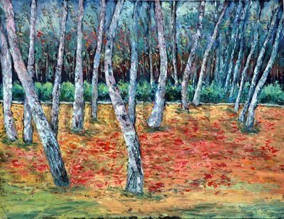 en el bosque Oil Canvas Landscaping