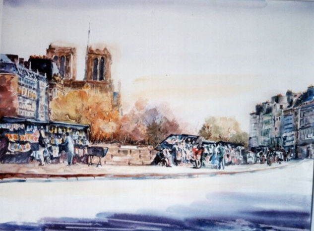 Paris Watercolour Paper Landscaping