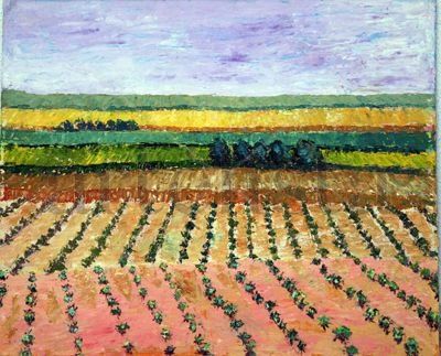 la mancha Oil Canvas Landscaping