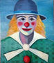 payaso con chaqueta verde