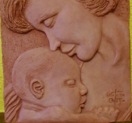 Maternidad en gres
