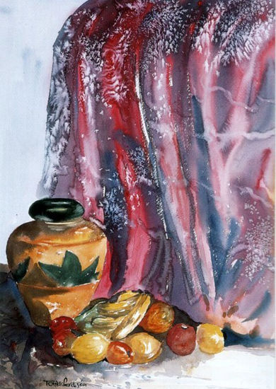 Bodegón Watercolour Paper Still Life Paintings