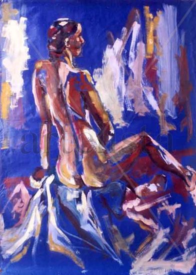 DESNUDO II Oil Canvas Nude Paintings