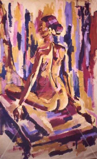 DESNUDO IV Oil Canvas Nude Paintings