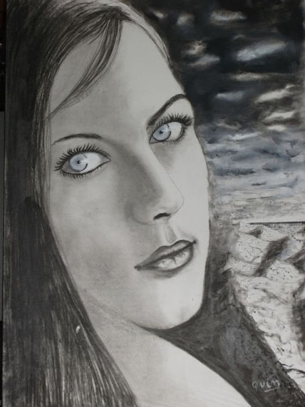 Mirada azul cielo