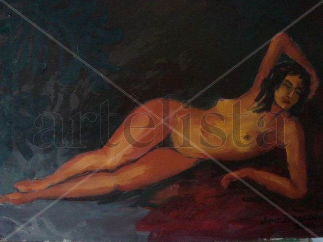 EL SUEÑO Oil Panel Nude Paintings