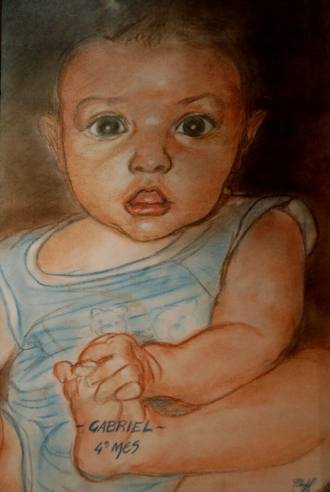 Bebé de  tres meses