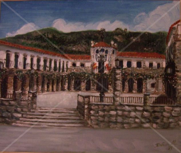 Hoyo de Manzanares Oil Canvas Landscaping