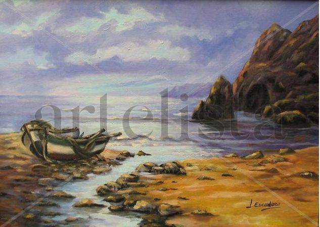 Atardecer en el mar Oil Canvas