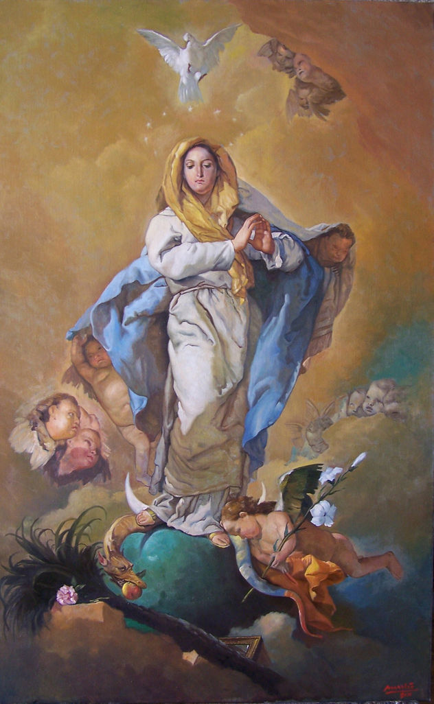 Copia libre de la Inmaculada de Tiepolo