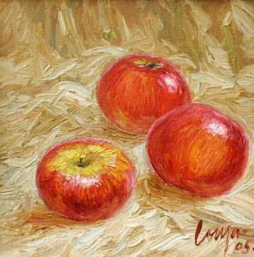 Las Manzanas Óleo Lienzo