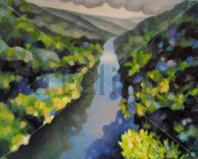 The river Oil Canvas Landscaping