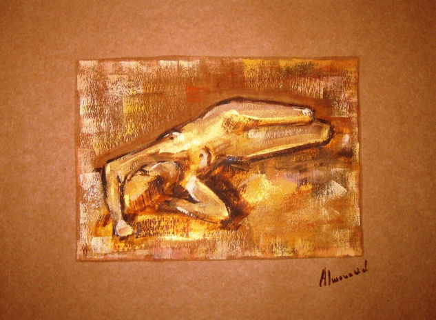 Serie Mujer Oil Card Nude Paintings