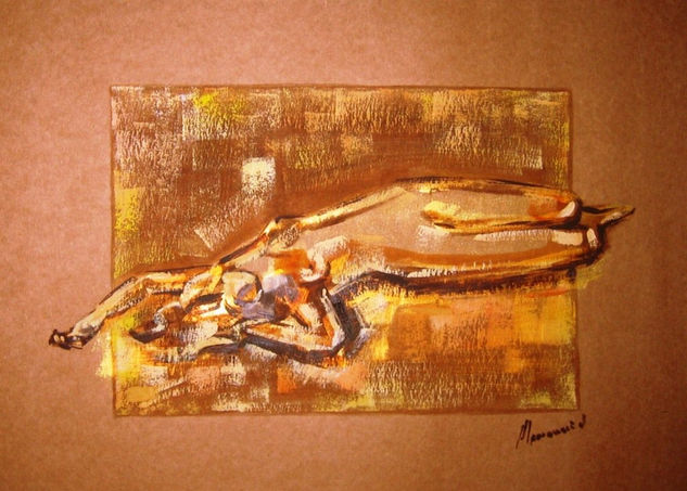 Serie Mujer Oil Card Nude Paintings