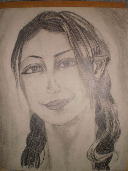 MARIOLA PORTRAIT Charcoal