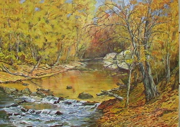 Otoño Acrylic Canvas Landscaping