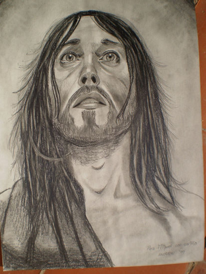 CRISTO´S  FACE Charcoal