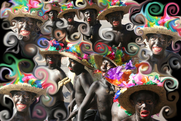 negritos danzantes Other Themes Color (Digital)