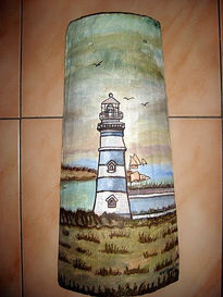 Teja de faro marino