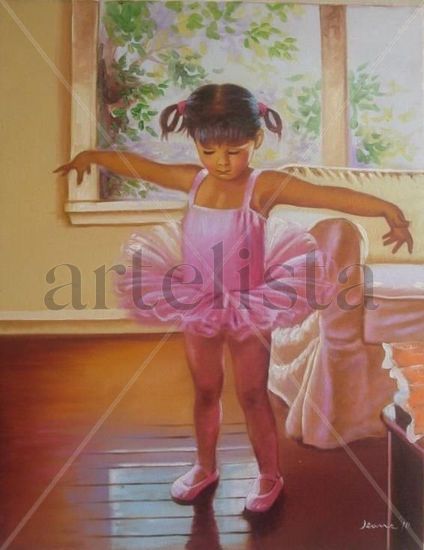 bailarina ballet Oil Canvas Figure Painting