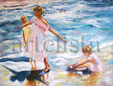 Niños en la playa