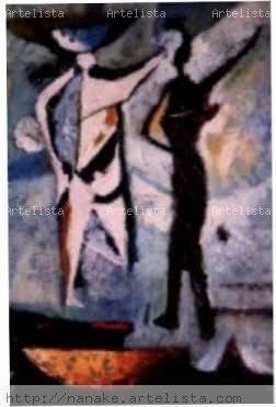 danza chamanica Oil Canvas Figure Painting