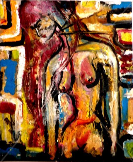 fanget i tiden Oil Canvas Nude Paintings